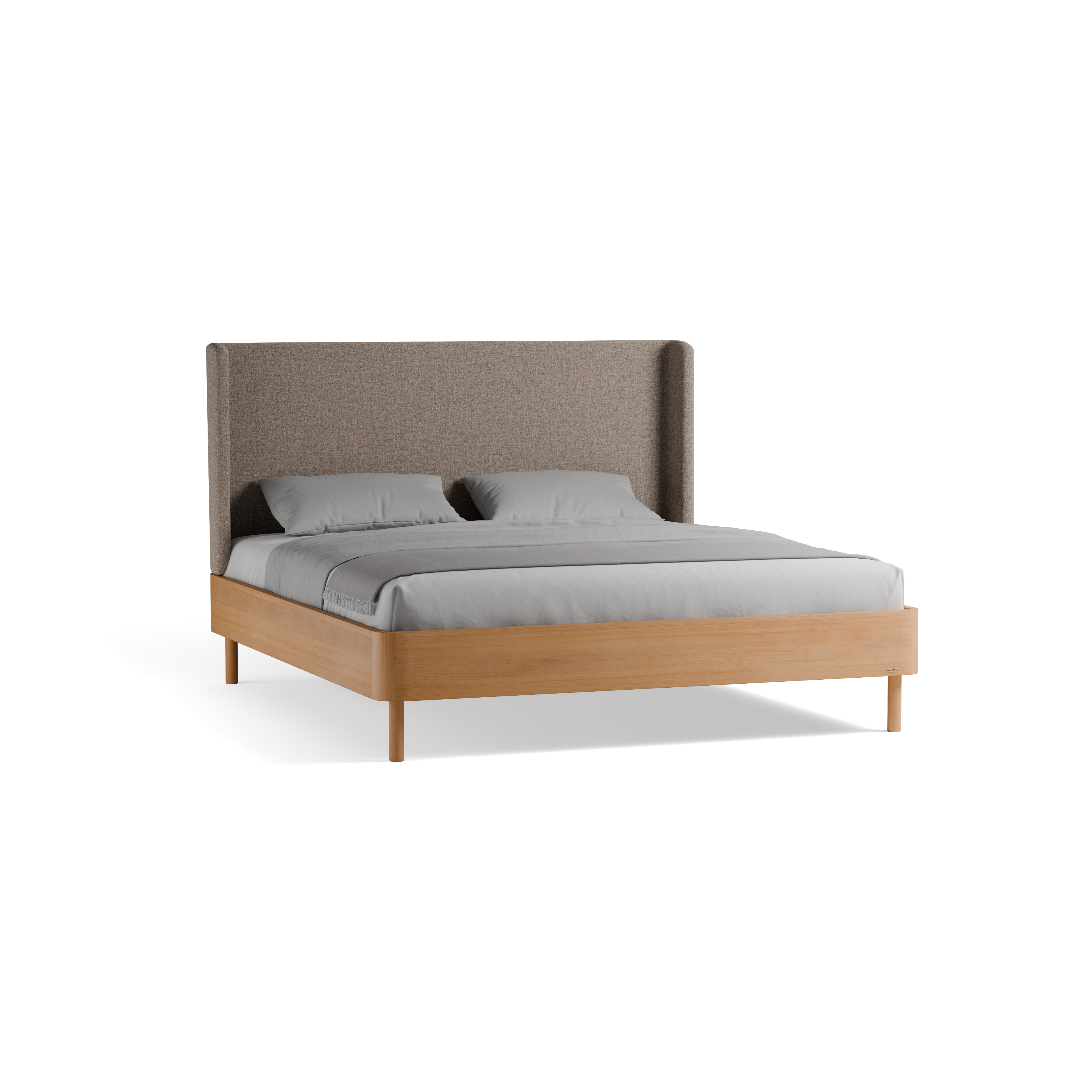 Bett Tonda mit Polsterbetthaupt
