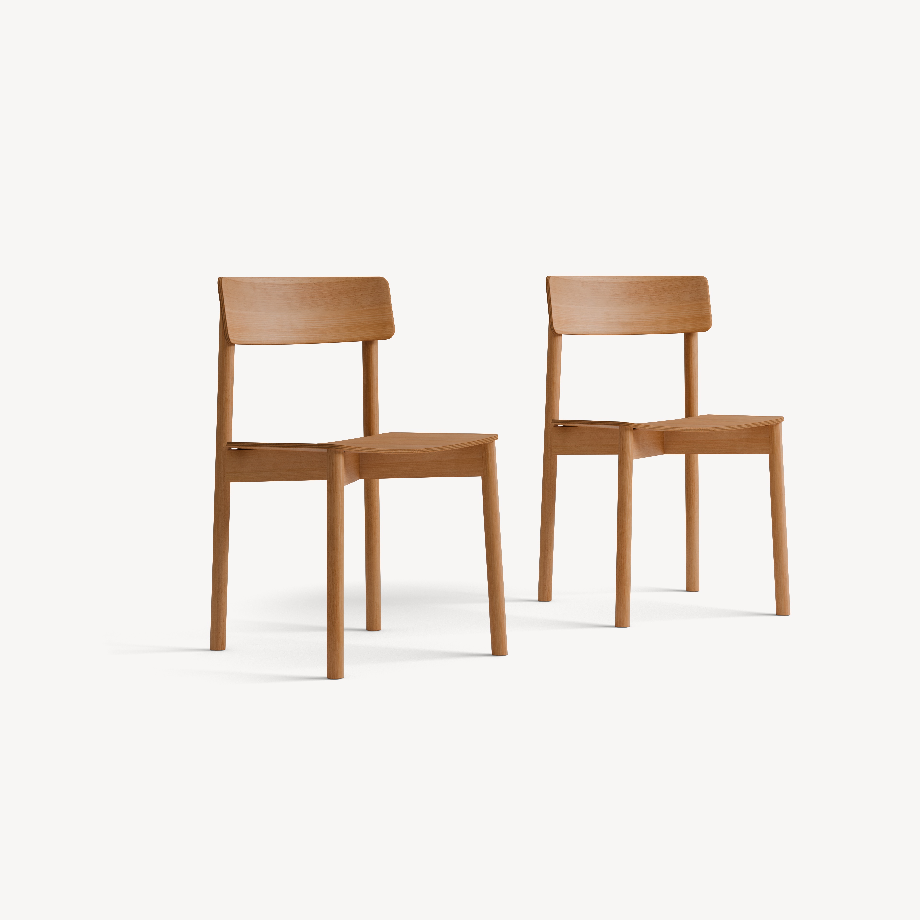 Set: 2 Stk. Stuhl Kento Pur