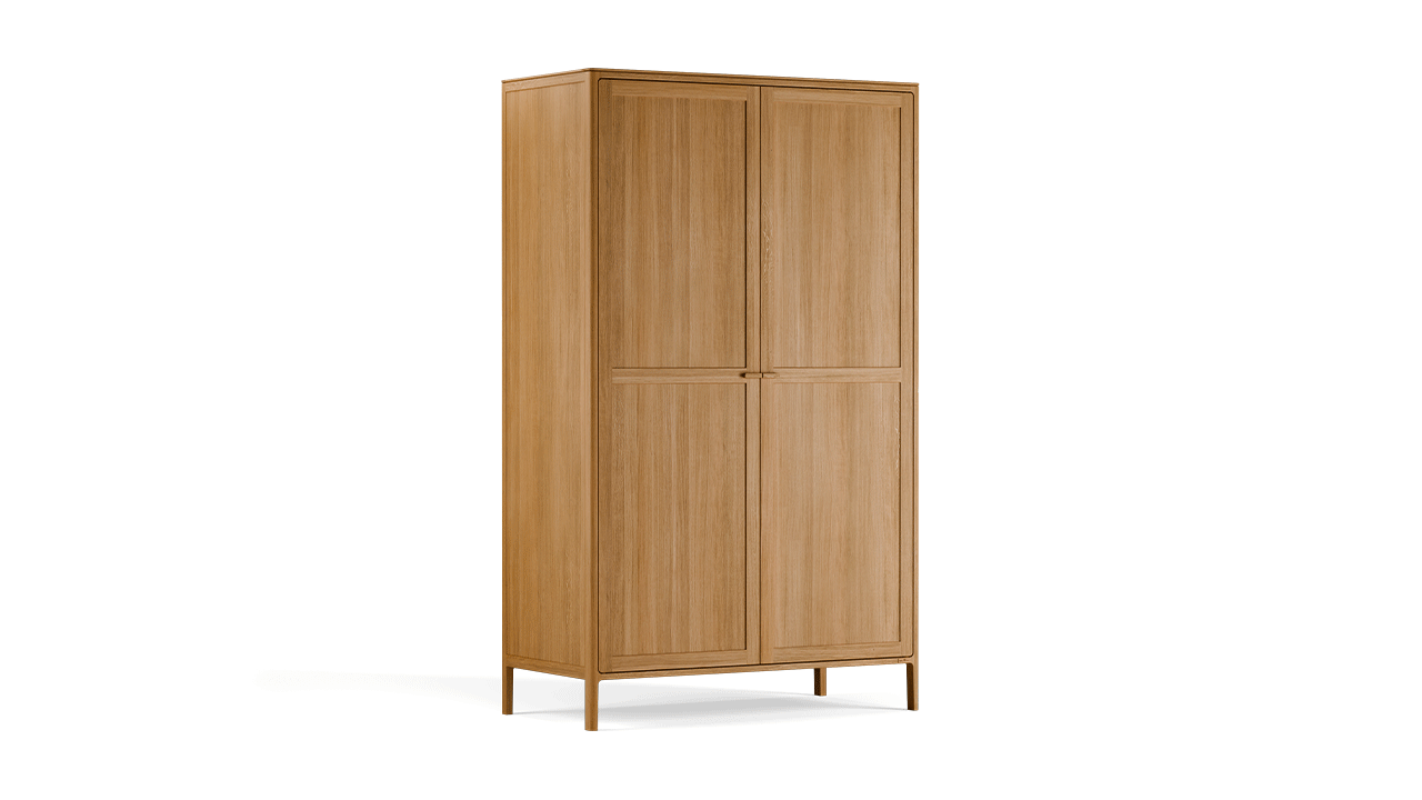Massivholz Kleiderschrank Tensoo 2 türig und 4 türig