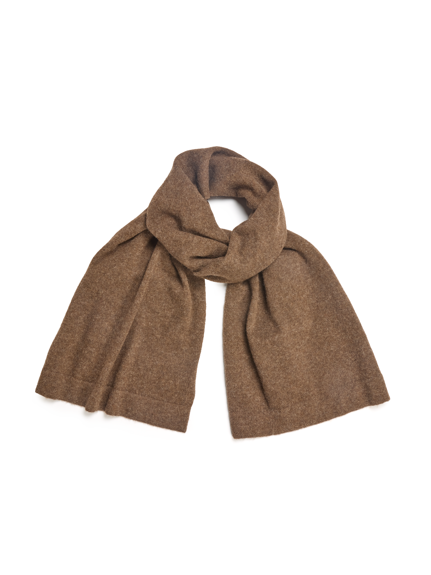 Strickschal aus Alpakawolle
