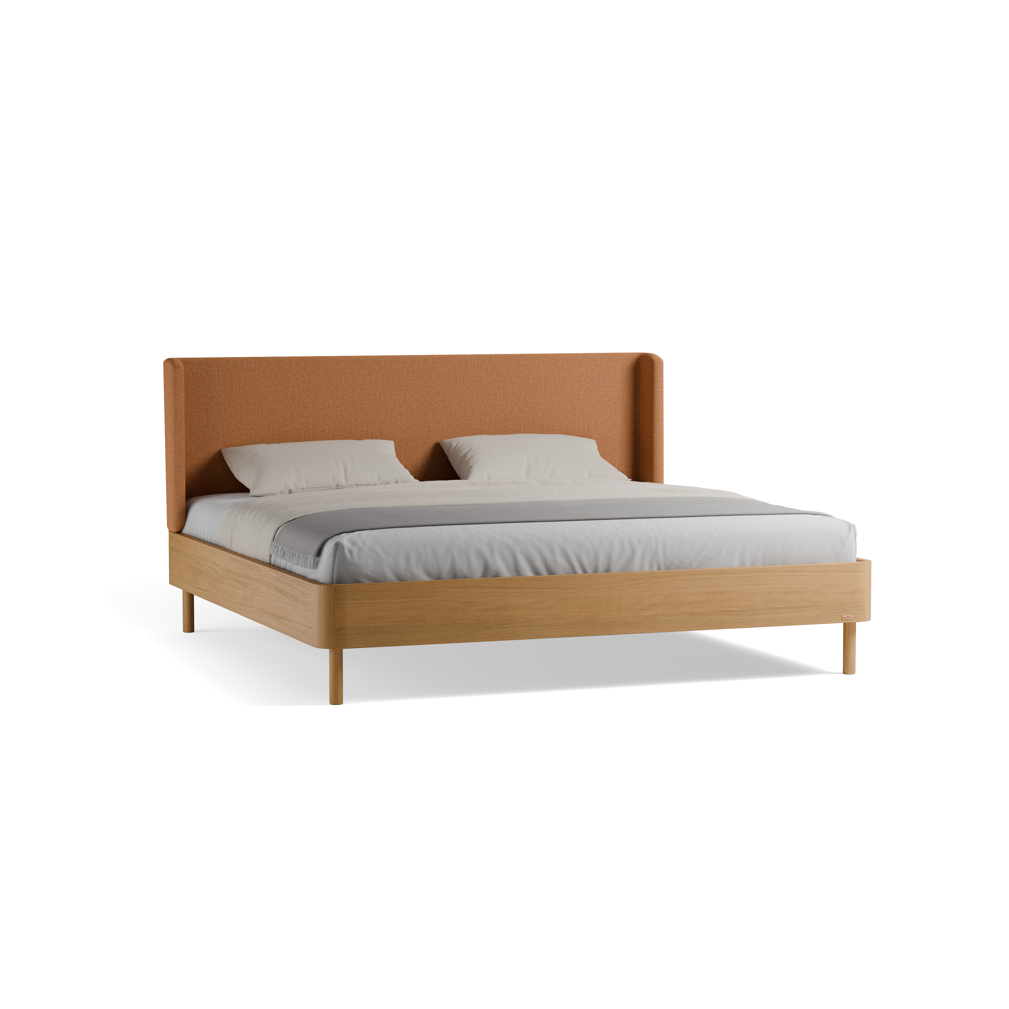 Bett Tonda mit Polsterbetthaupt