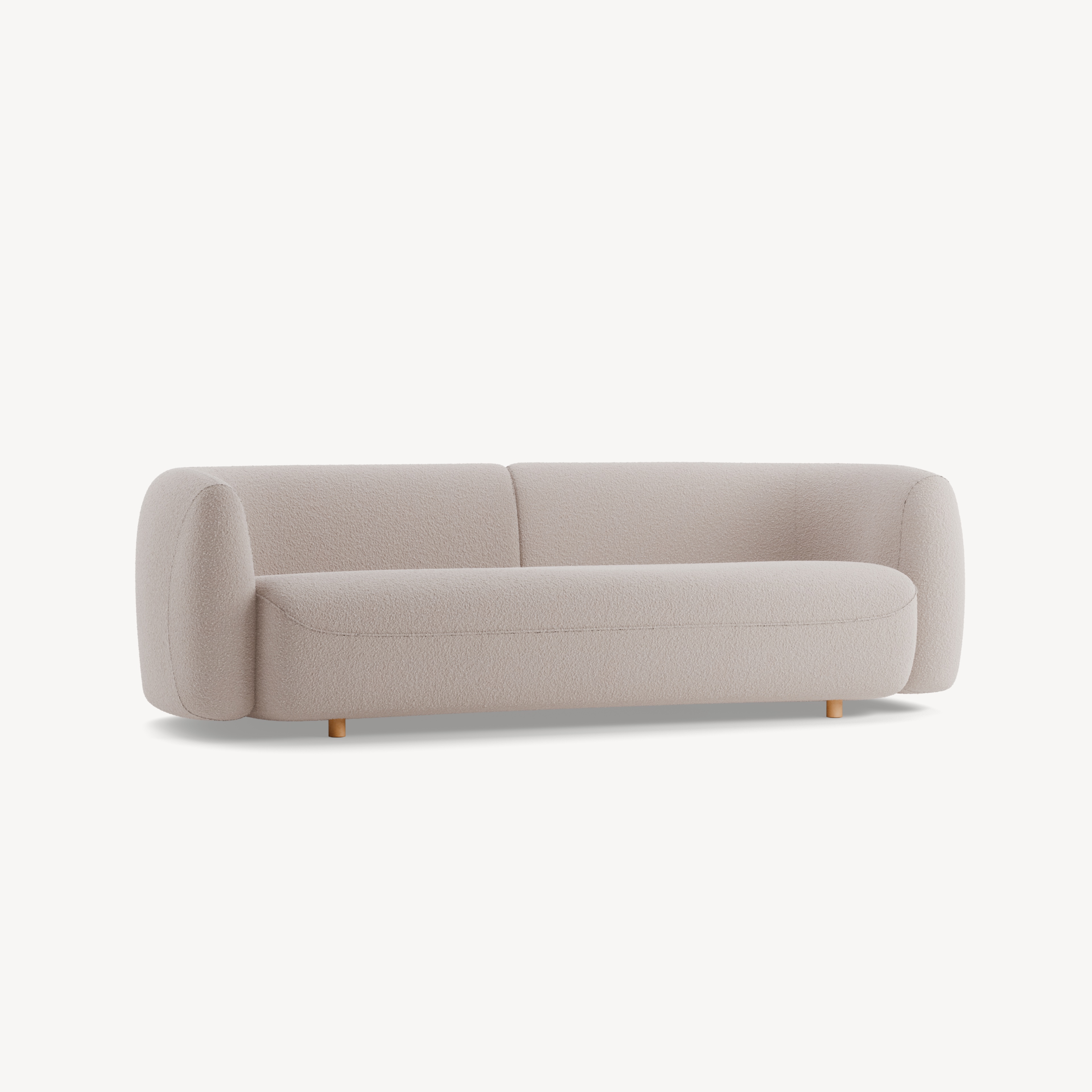 Einzelsofa Veluna (Woll-Bouclé Casello Gris , B 240 x T 95 x H 72 cm)