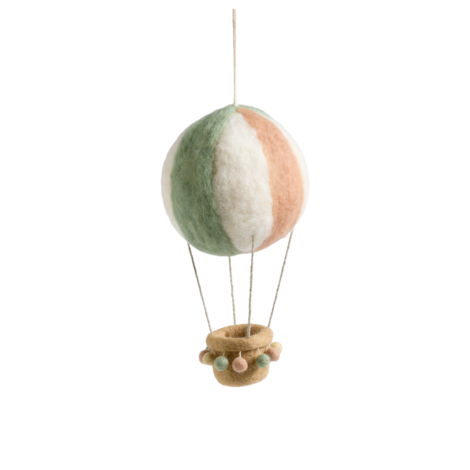 Handgefilzter Aufhänger Ballon