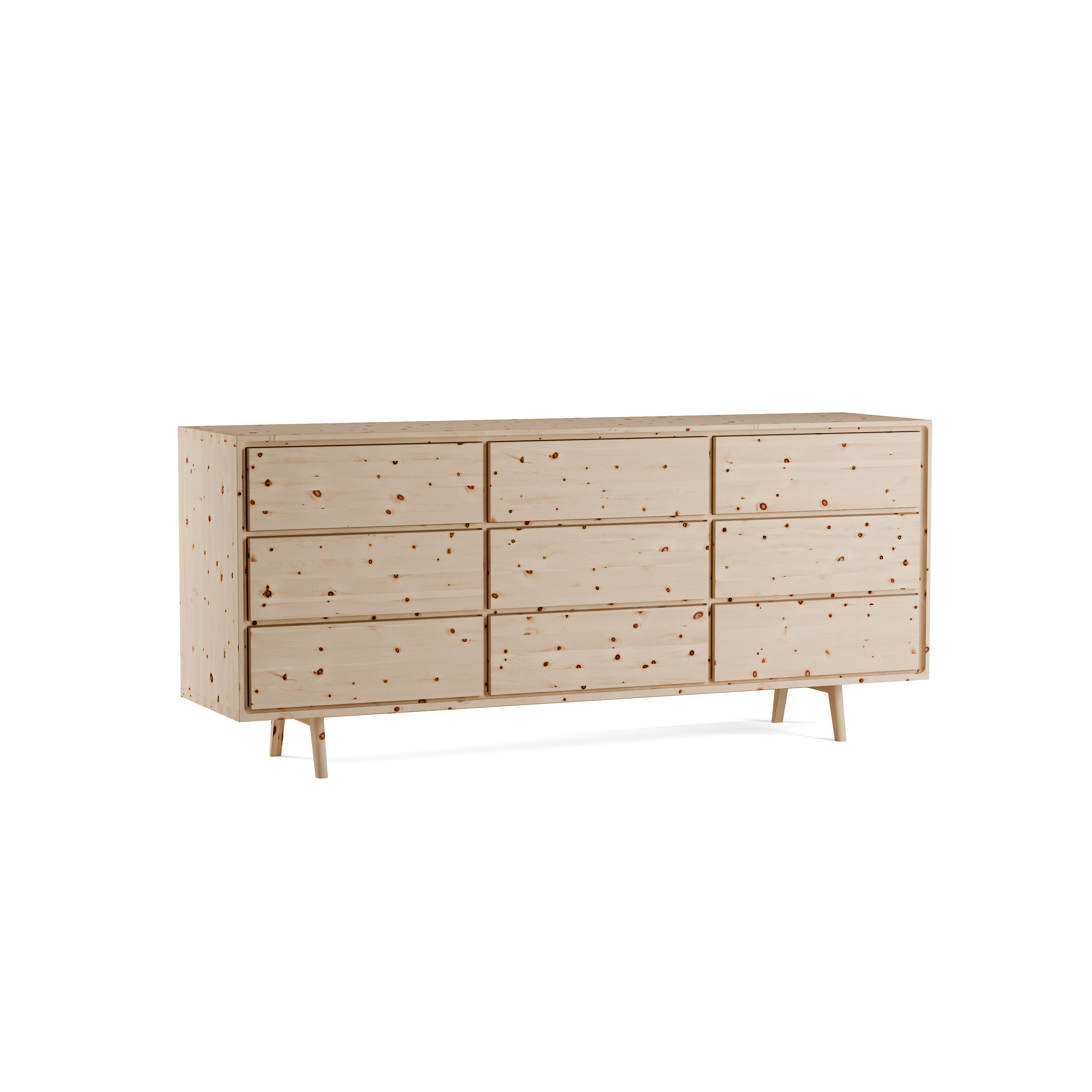 Sideboard Tesoro mit 9 Laden B 178 x T 45 x H 79 cm