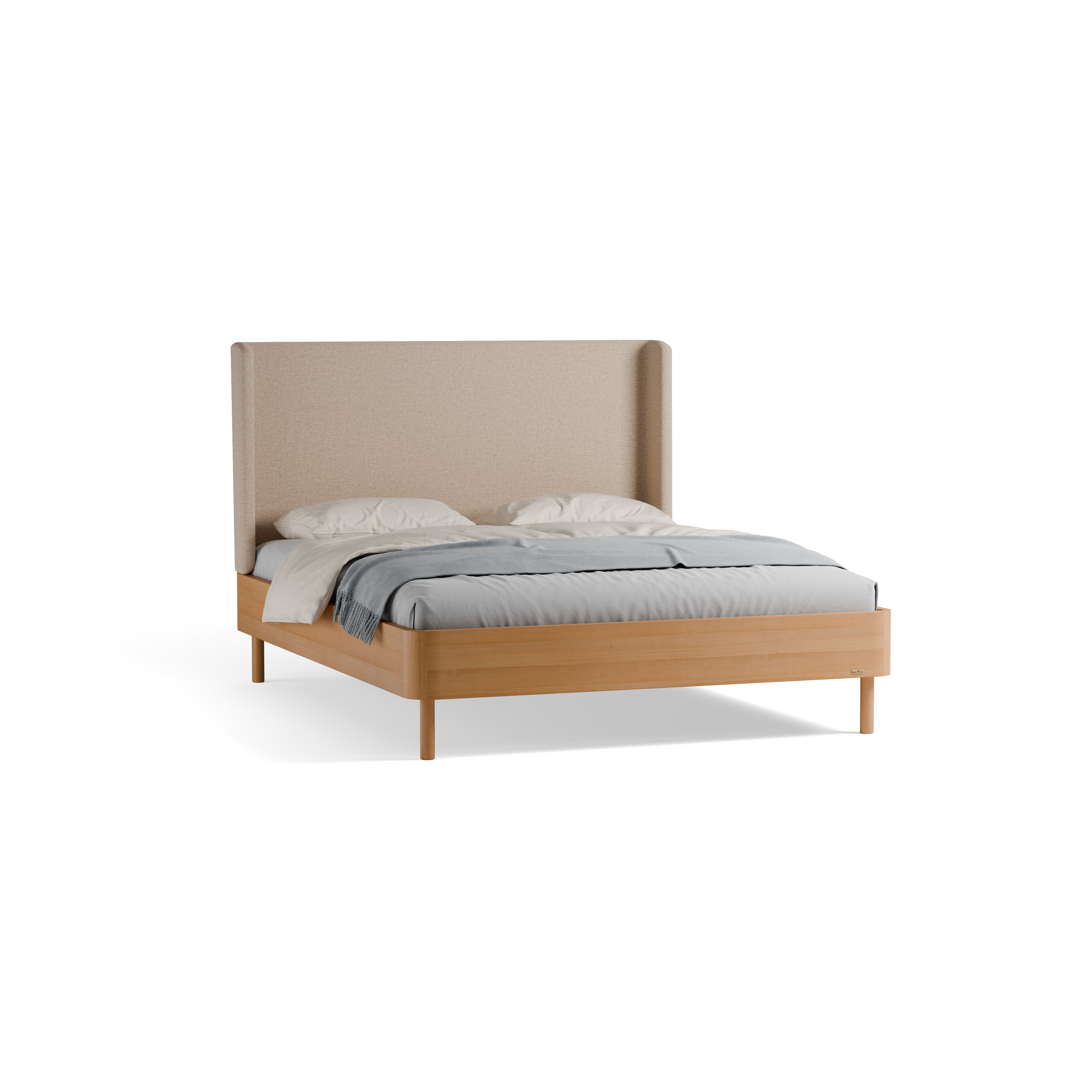 Bett Tonda mit Polsterbetthaupt