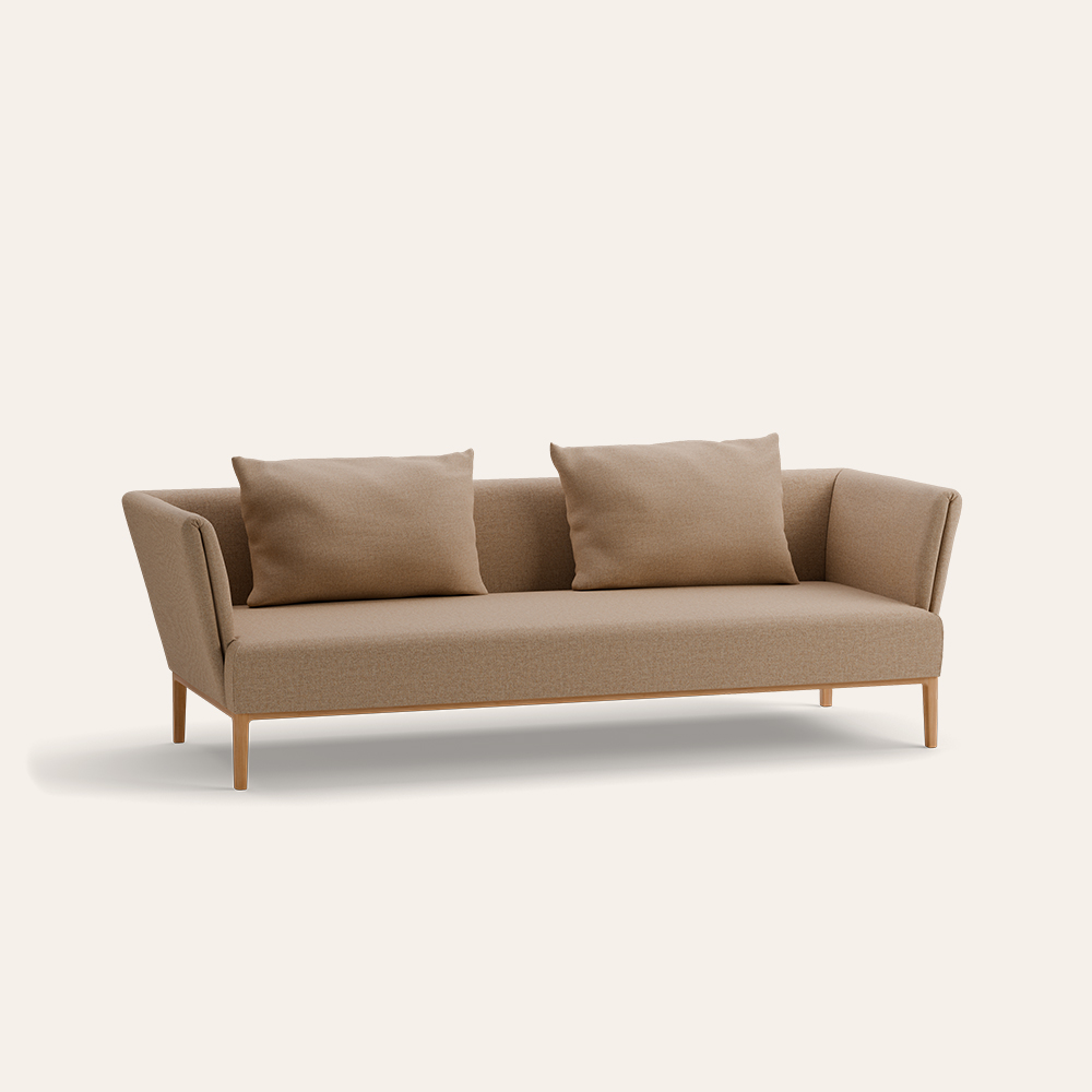 Sofa mit zwei Kissen