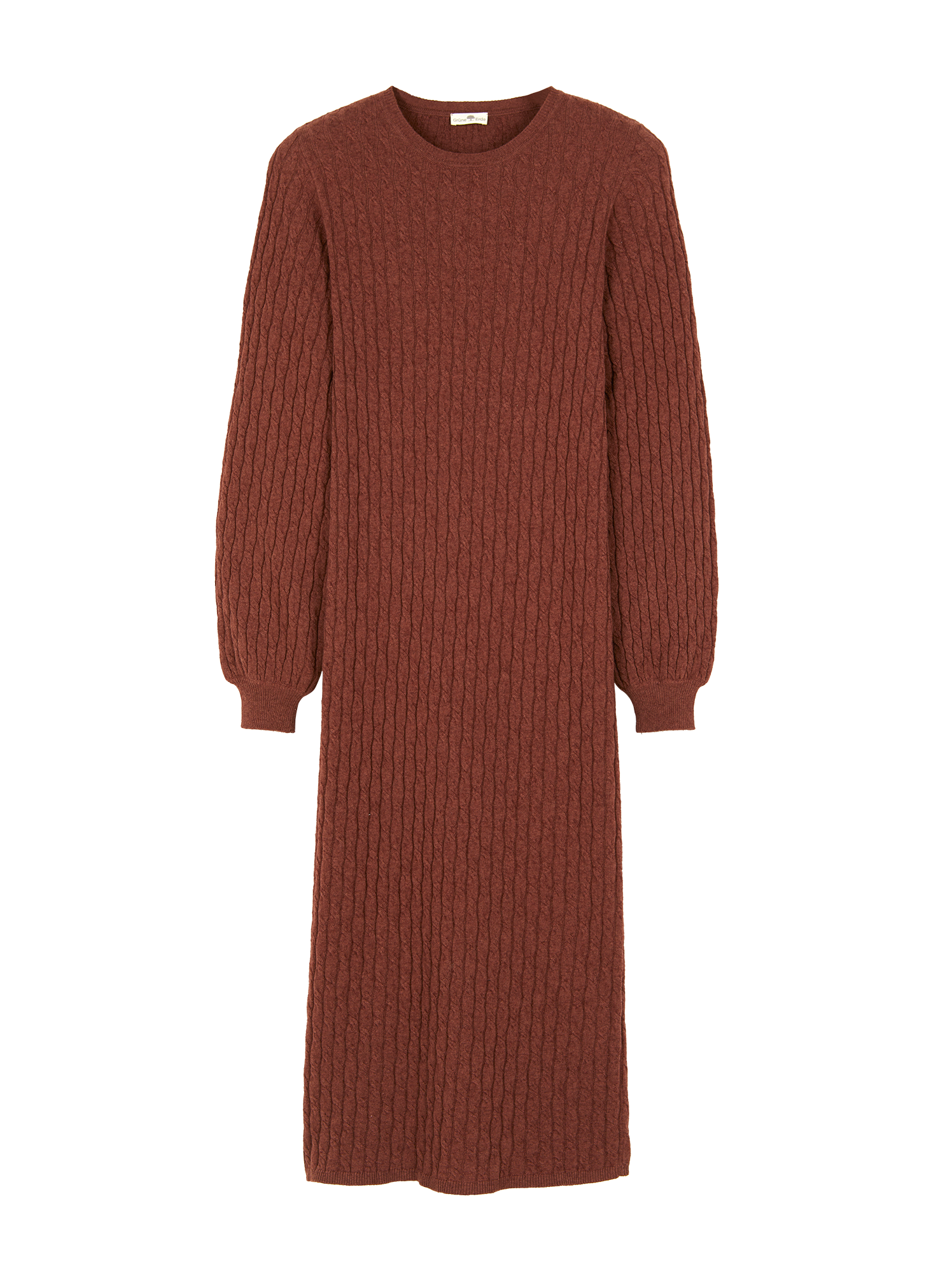 Strickkleid aus Bio-Baumwolle und Wolle