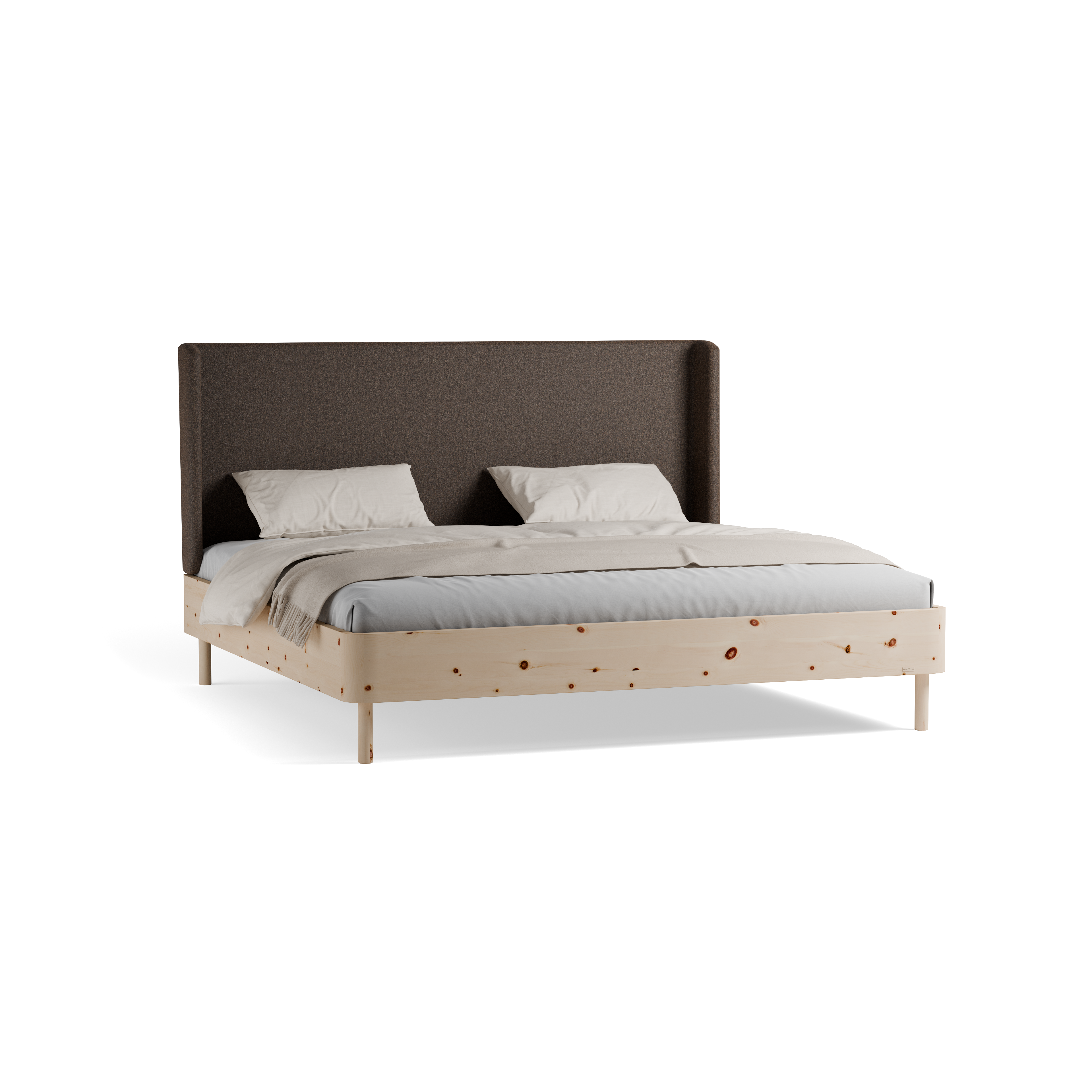 Bett Tonda mit Polsterbetthaupt