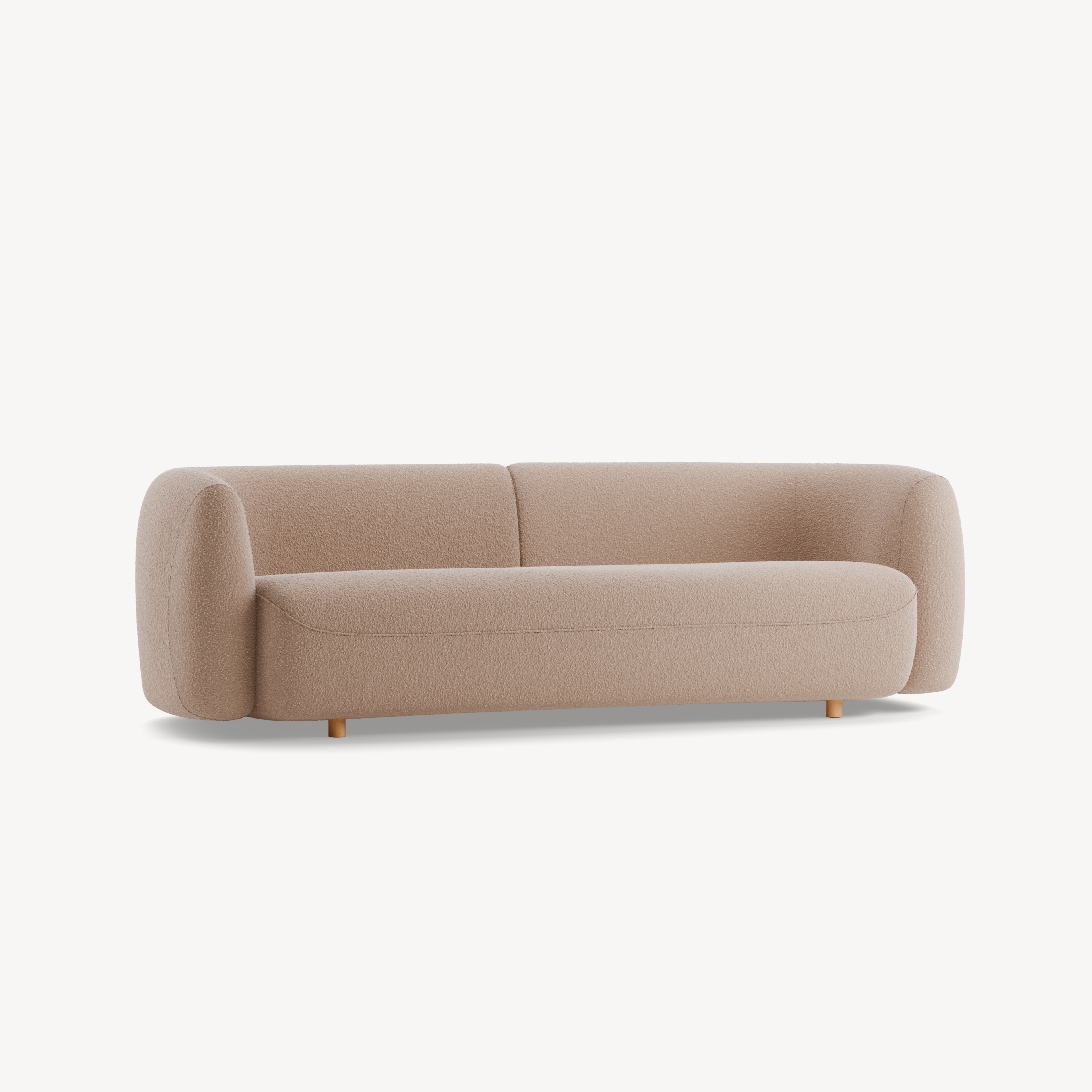 Einzelsofa Veluna (Woll-Bouclé Casello Greige , B 240 x T 95 x H 72 cm)
