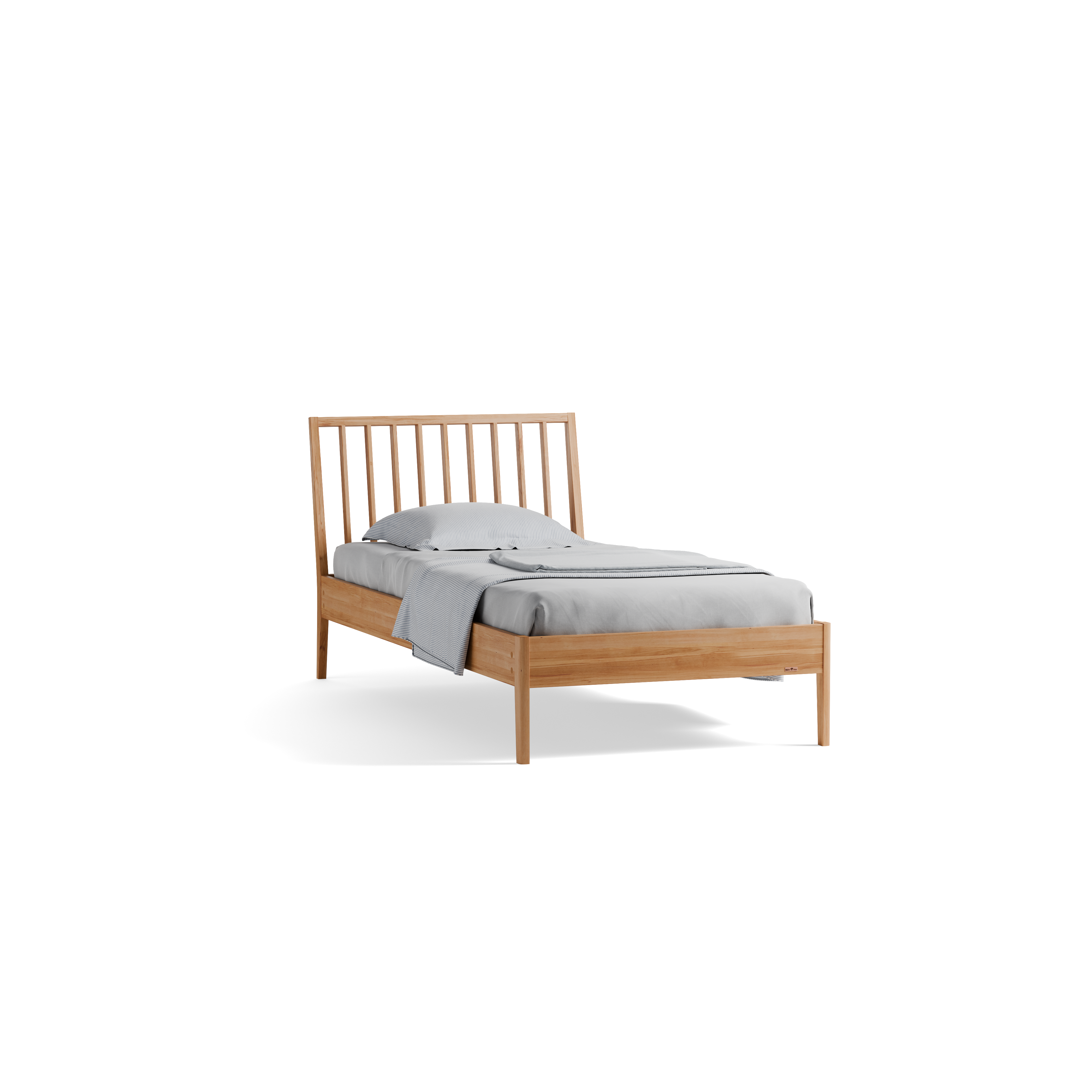 Bett Almeno mit Sprossenbetthaupt vertikal