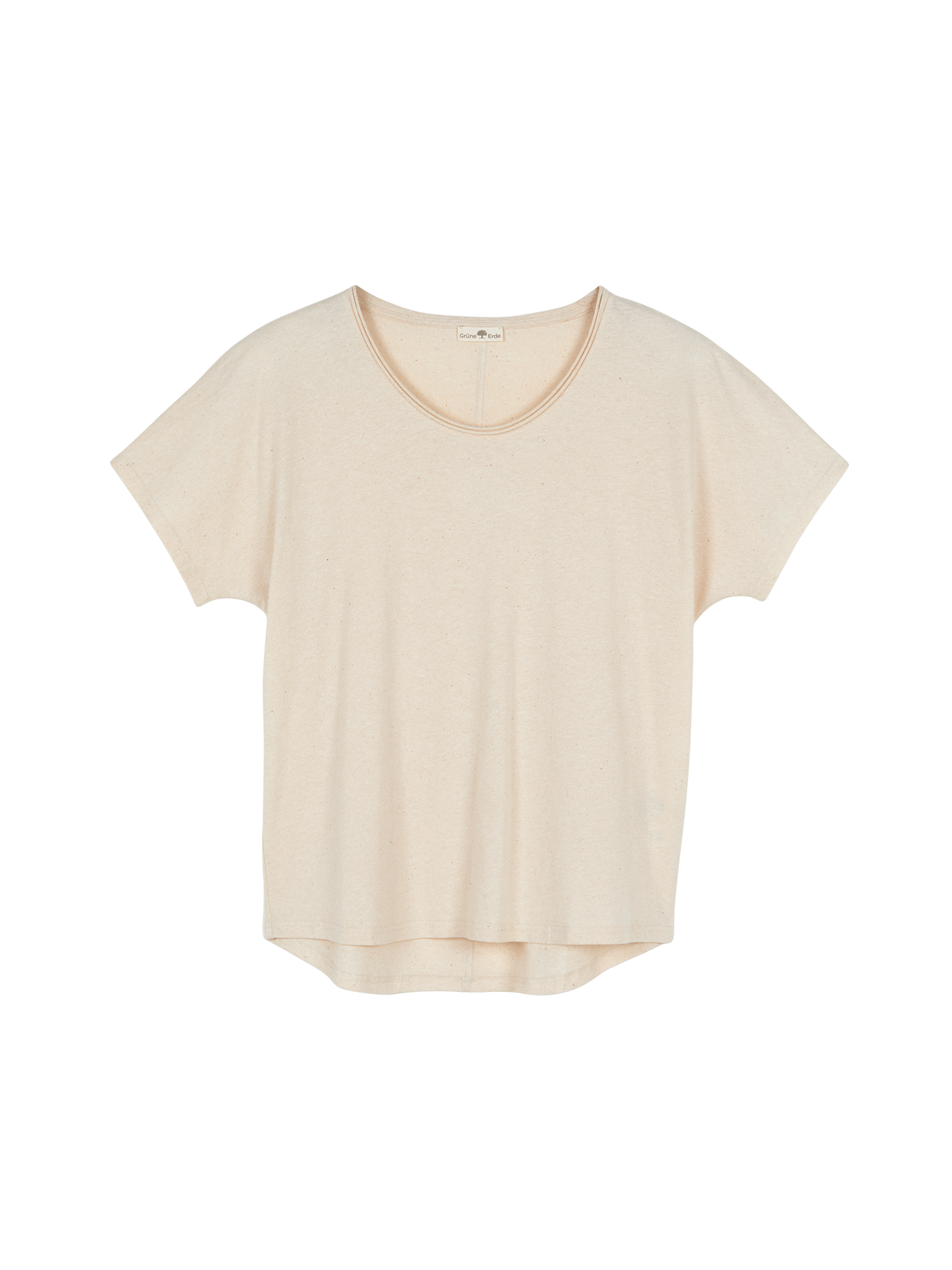 Kurzarmshirt aus Bio Baumwolle/Hanf
