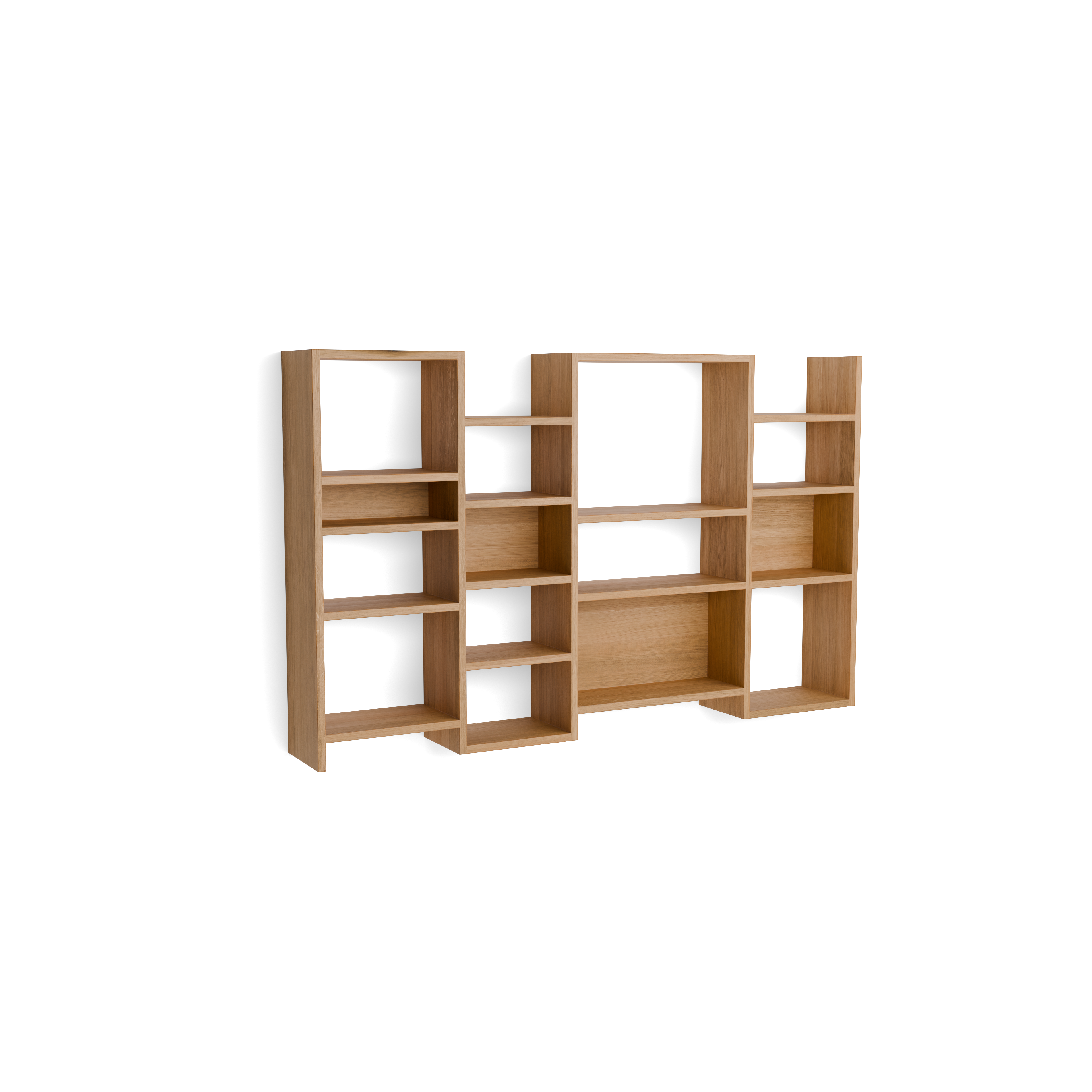 Wandregal Piet B 130 x H 80 x T 18 cm