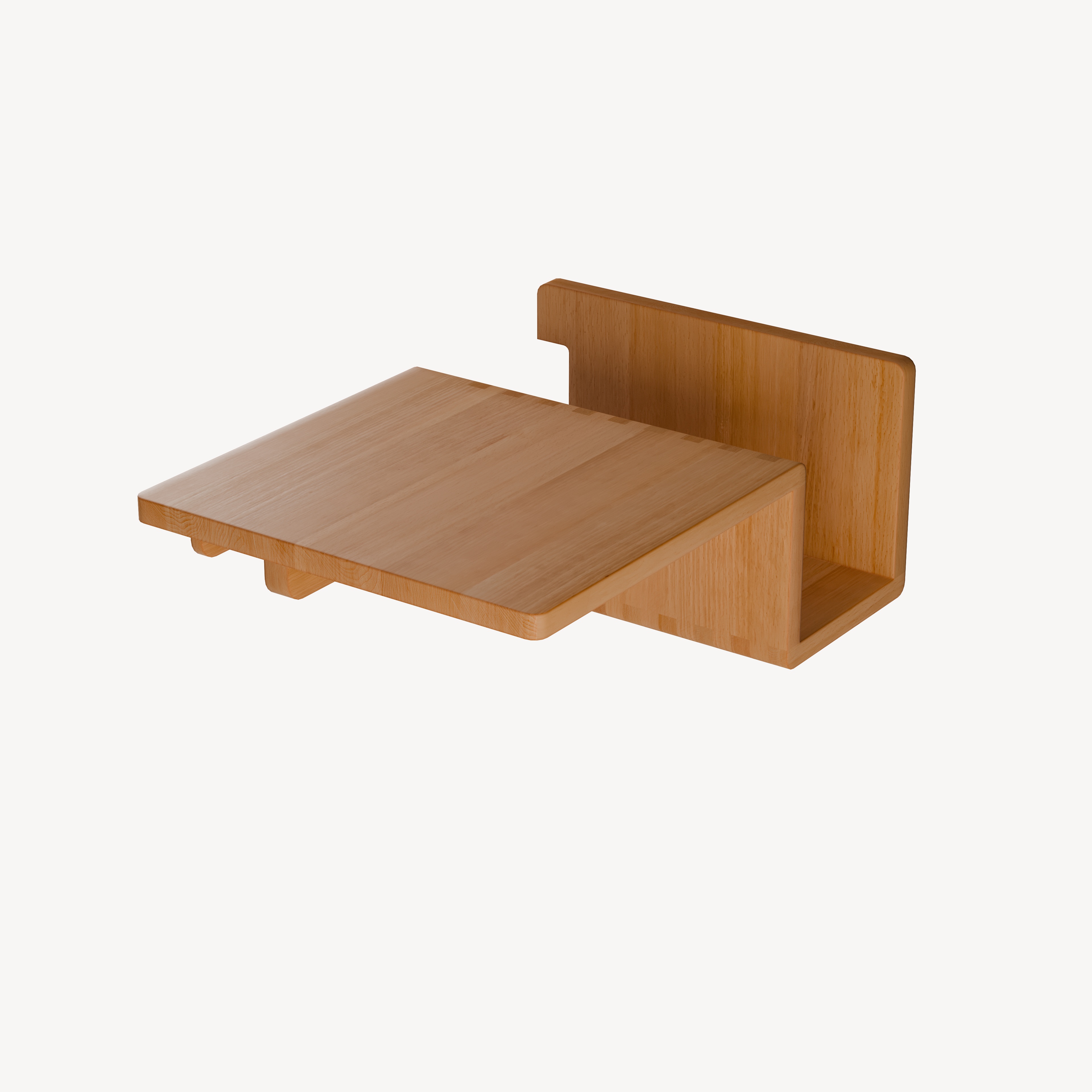 Ablageboard Sidu mit Bücherfach