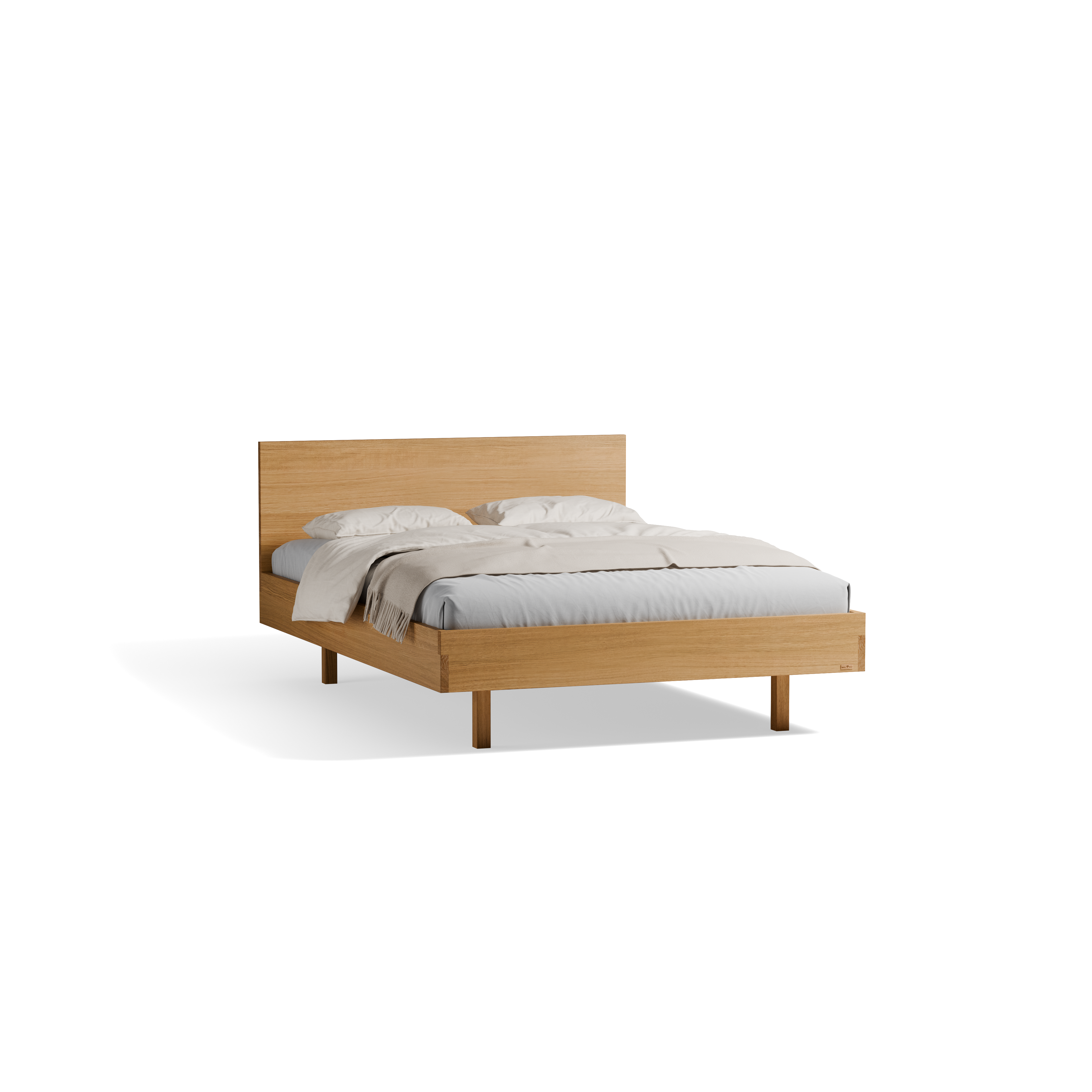 Bett Tesoro mit Holzbetthaupt