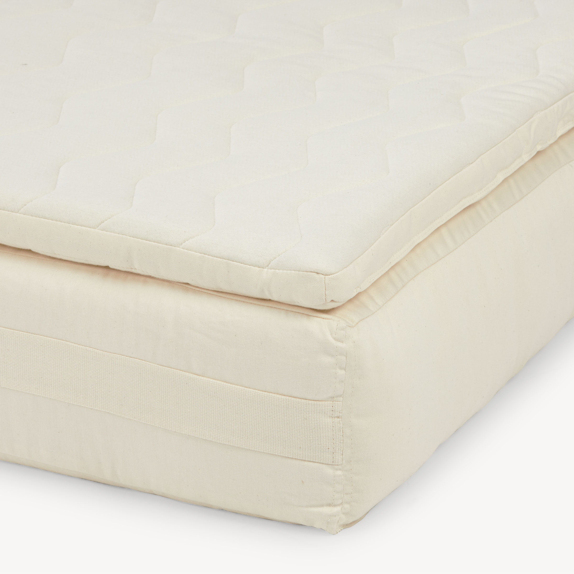 Matratzentopper "Der Komfortable" Naturlatex/Baumwolle/Hanf/Nesselfaser
