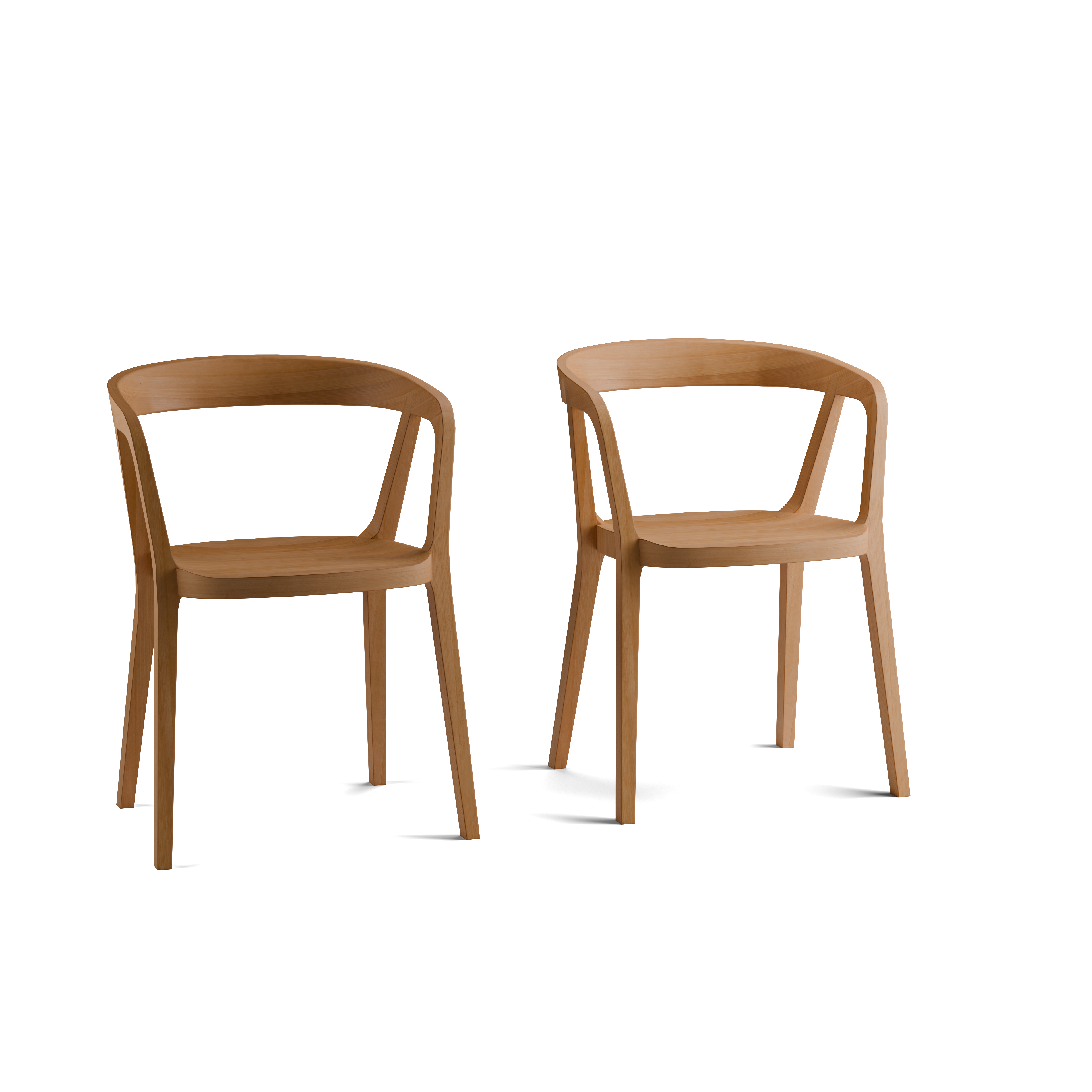 Set: 2 Stk. Stuhl Asensio
