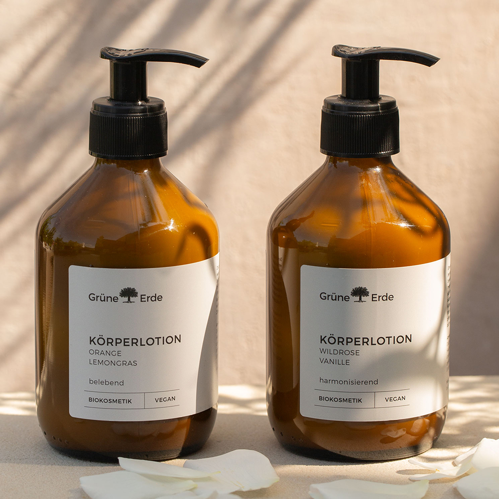 Körperlotions harmonisierend und belebend