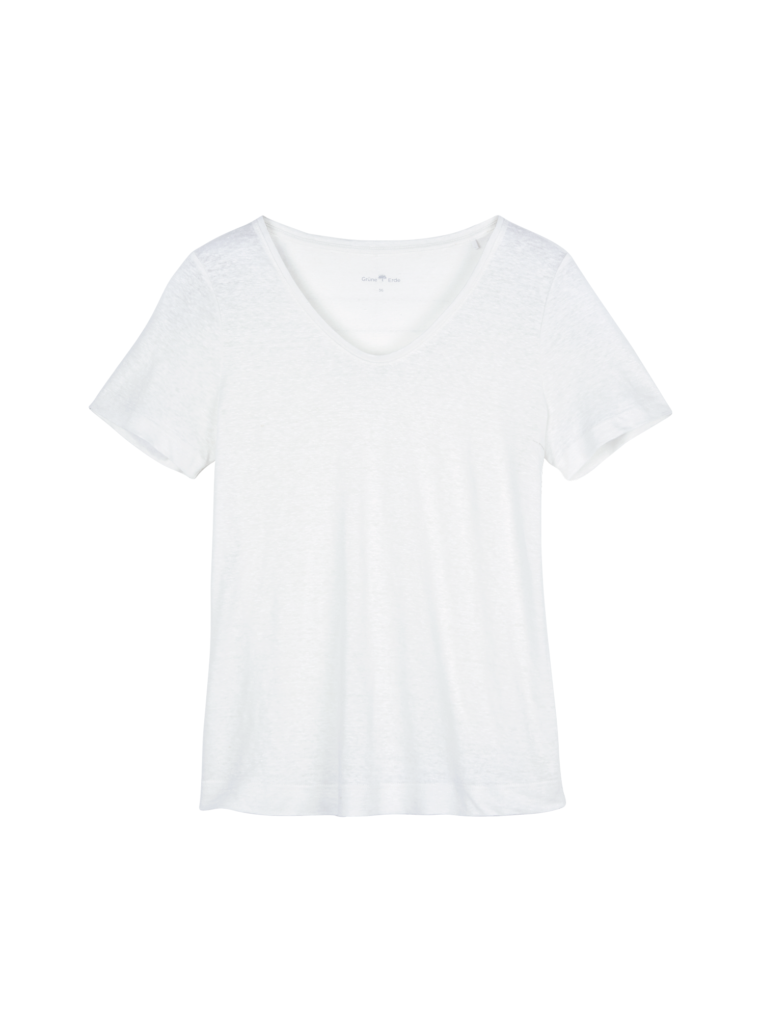 Kurzarmshirt aus Bio Leinen