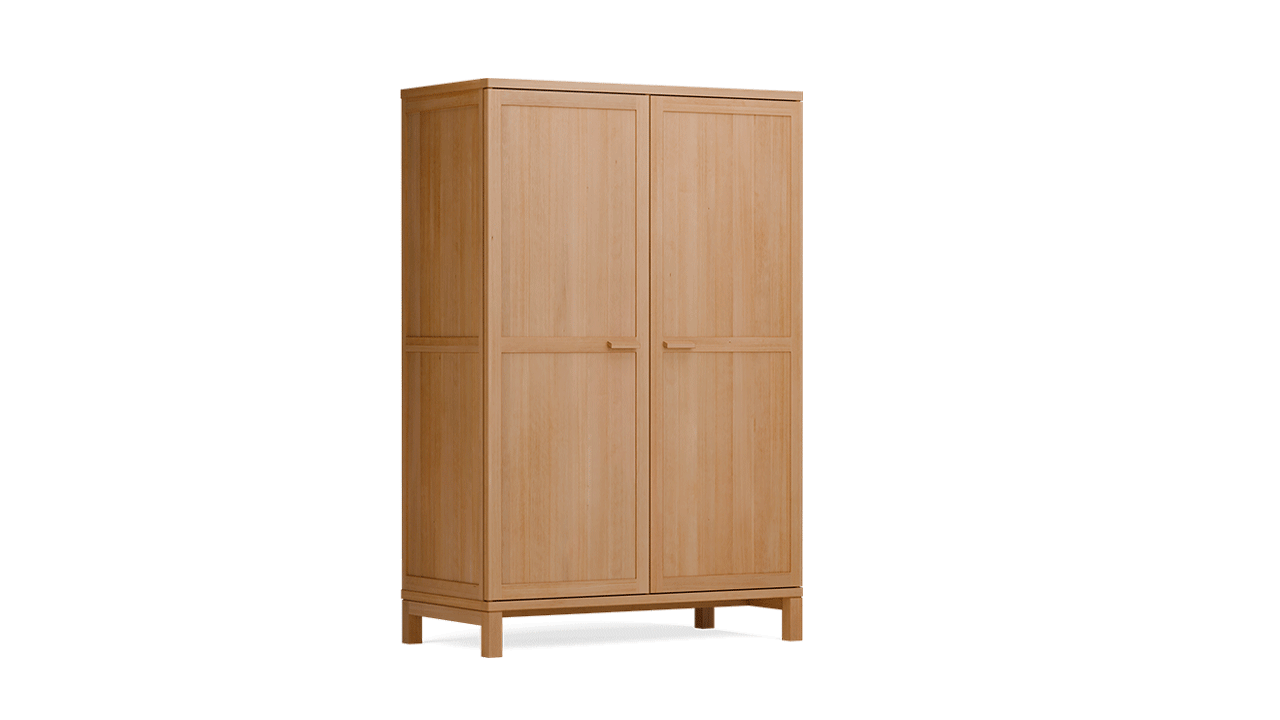 Massivholz Kleiderschrank Kuaami 2 türig und 3 türig